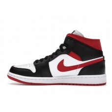 Jordan 1 Mid Gym Red Black White