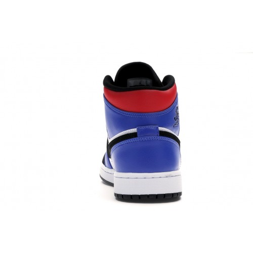 Кроссы Jordan 1 Mid Top 3 - мужская сетка размеров