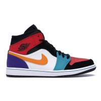 Кроссовки Jordan 1 Mid Bred Multi-Color