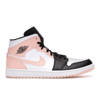 Кроссовки Jordan 1 Mid Arctic Orange Black Toe