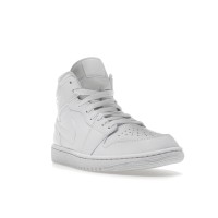 Jordan 1 Mid Triple White