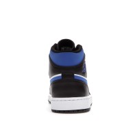 Jordan 1 Mid White Black Racer Blue