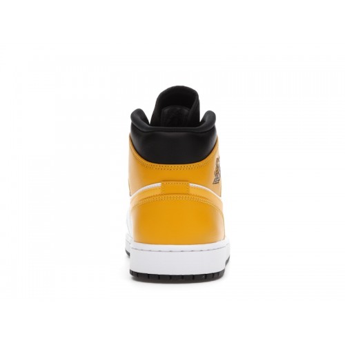 Кроссы Jordan 1 Mid University Gold - мужская сетка размеров