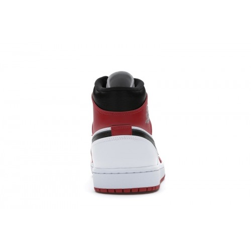 Кроссы Jordan 1 Mid Chicago (2020) - мужская сетка размеров