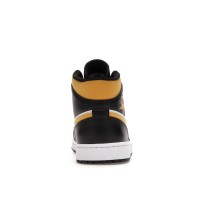 Jordan 1 Mid White Pollen Black