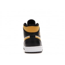 Jordan 1 Mid White Pollen Black