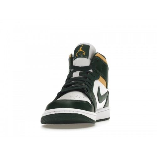 Кроссы Jordan 1 Mid Sonics (2021) - мужская сетка размеров