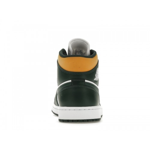 Кроссы Jordan 1 Mid Sonics (2021) - мужская сетка размеров
