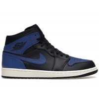Jordan 1 Mid Obsidian Game Royal