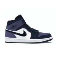 Кроссовки Jordan 1 Mid Obsidian Sanded Purple