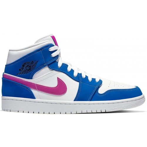 Air Jordan 1 Mid Royal Violet - мужская сетка размеров