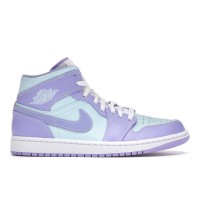 Кроссовки Jordan 1 Mid Purple Aqua
