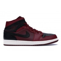 Кроссовки Jordan 1 Retro Mid Team Red Black
