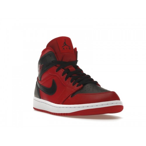 Кроссы Jordan 1 Mid Reverse Bred (2021) - мужская сетка размеров