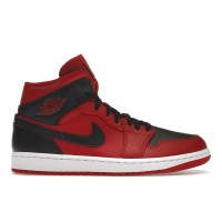 Кроссовки Jordan 1 Mid Reverse Bred (2021)
