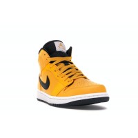 Jordan 1 Mid University Gold Black