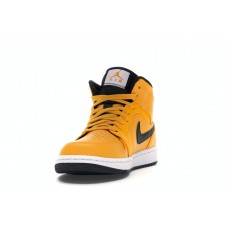 Jordan 1 Mid University Gold Black