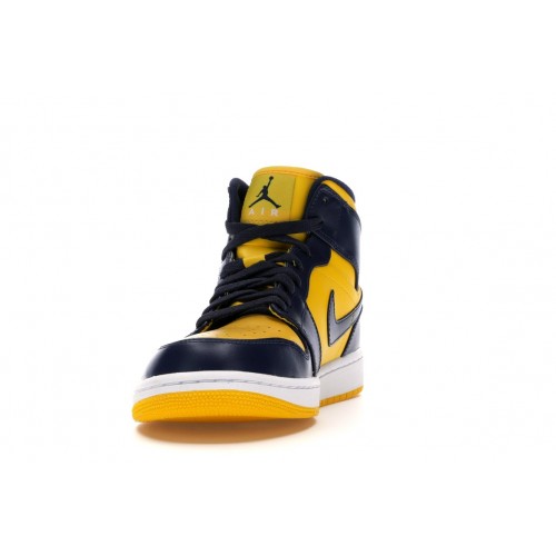 Кроссы Jordan 1 Mid Michigan - мужская сетка размеров