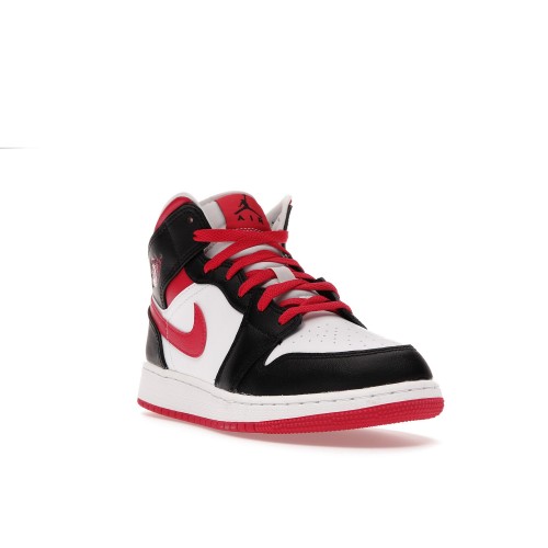 Кроссы Jordan 1 Mid Very Berry (GS) - подростковая сетка размеров