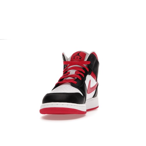 Кроссы Jordan 1 Mid Very Berry (GS) - подростковая сетка размеров