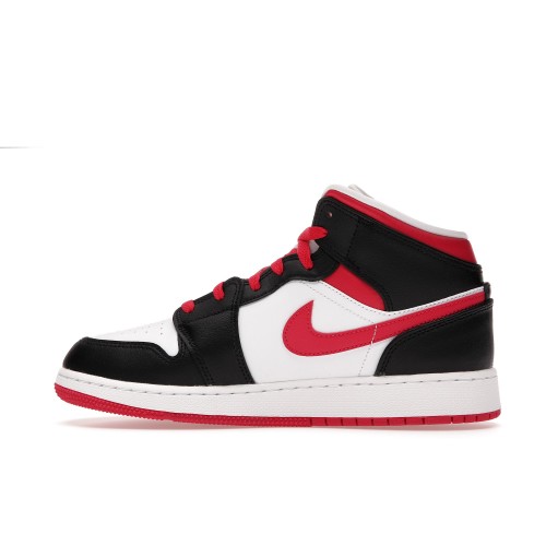 Кроссы Jordan 1 Mid Very Berry (GS) - подростковая сетка размеров
