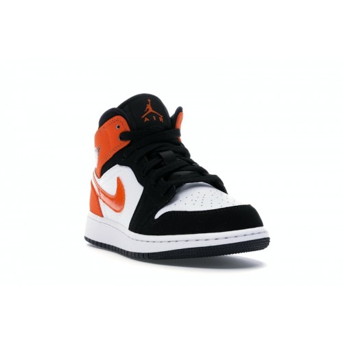 Air Jordan 1 Mid GS Shattered Backboard - подростковая сетка размеров