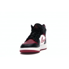 Подростковые Jordan 1 Mid Bred Toe (GS)