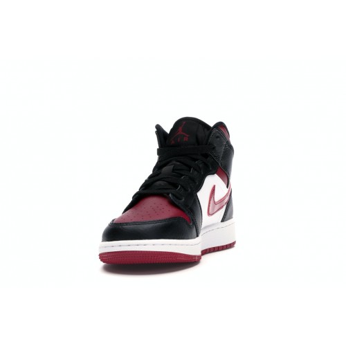 Кроссы Jordan 1 Mid Bred Toe (GS) - подростковая сетка размеров