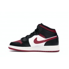 Подростковые Jordan 1 Mid Bred Toe (GS)