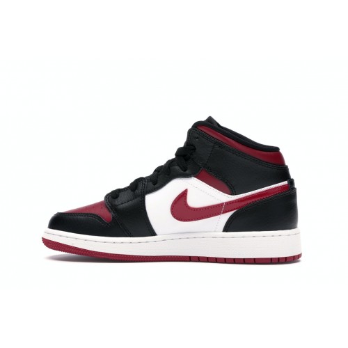 Кроссы Jordan 1 Mid Bred Toe (GS) - подростковая сетка размеров