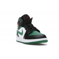 Подростковые Jordan 1 Mid Green Toe (GS)