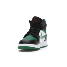 Подростковые Jordan 1 Mid Green Toe (GS)