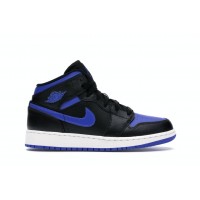 Подростковые кроссовки Jordan 1 Mid Royal (2020) (GS)