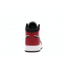Подростковые Jordan 1 Mid Chicago Black Toe (GS)
