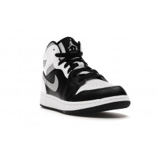 Подростковые Jordan 1 Mid White Shadow (GS)
