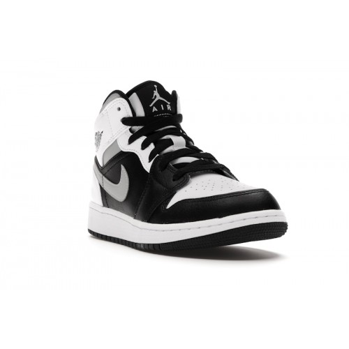Кроссы Jordan 1 Mid White Shadow (GS) - подростковая сетка размеров