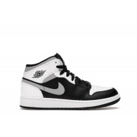 Подростковые Jordan 1 Mid White Shadow (GS)