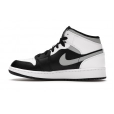 Подростковые Jordan 1 Mid White Shadow (GS)