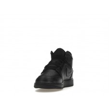 Подростковые Jordan 1 Mid Triple Black (GS)