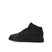 Подростковые Jordan 1 Mid Triple Black (GS)