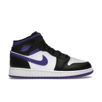 Подростковые кроссовки Jordan 1 Mid Dark Iris (GS)