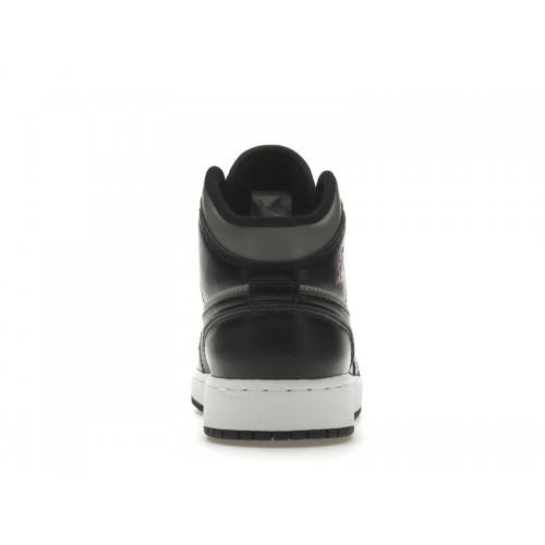 Кроссы Jordan 1 Mid Shadow Red (GS) - подростковая сетка размеров