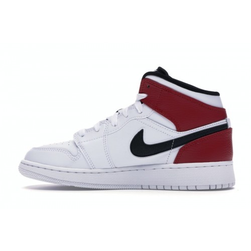 Air Jordan 1 Mid GS Chicago - подростковая сетка размеров