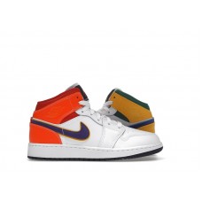 Подростковые Jordan 1 Mid Alternate Multi-Color (GS)