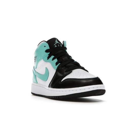 Кроссы Jordan 1 Mid Tropical Twist Igloo (GS) - подростковая сетка размеров