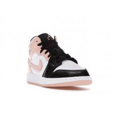 Подростковые Jordan 1 Mid Arctic Orange Black Toe (GS)