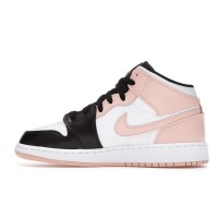 Подростковые Jordan 1 Mid Arctic Orange Black Toe (GS)