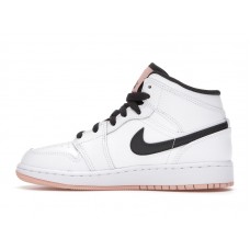 Подростковые Jordan 1 Mid Arctic Orange (GS)
