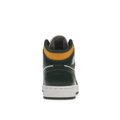 Кроссы Jordan 1 Mid Sonics (2021) (GS) - подростковая сетка размеров