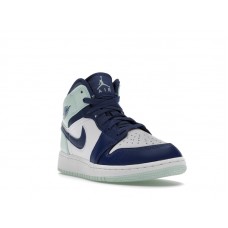 Подростковые Jordan 1 Mid Mystic Navy Mint Foam (GS)